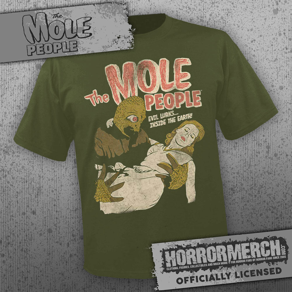 Mole People - Evil Lurks (Olive) [Mens Shirt]