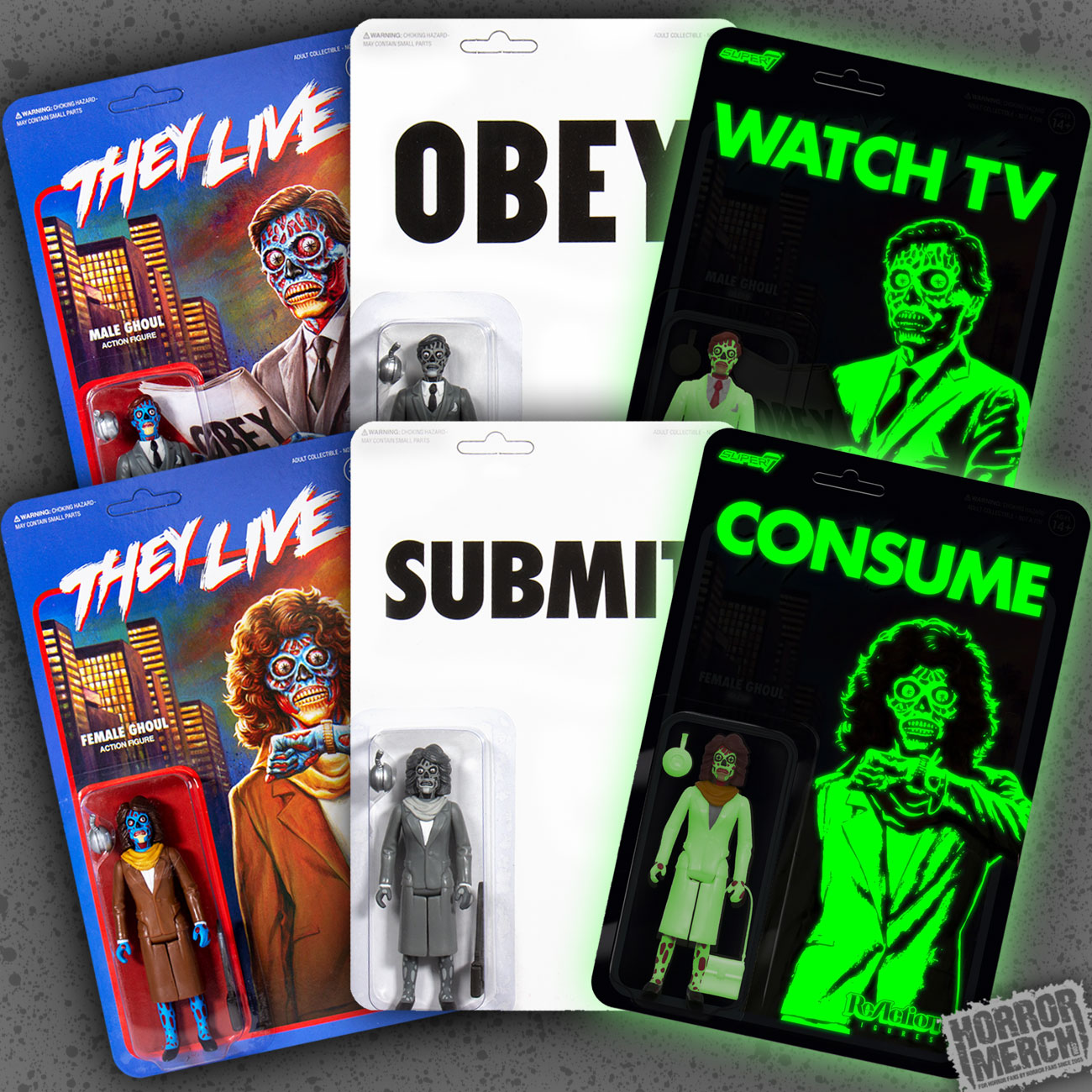 They Live - Vintage 3.75 Inch Figures [Figure]