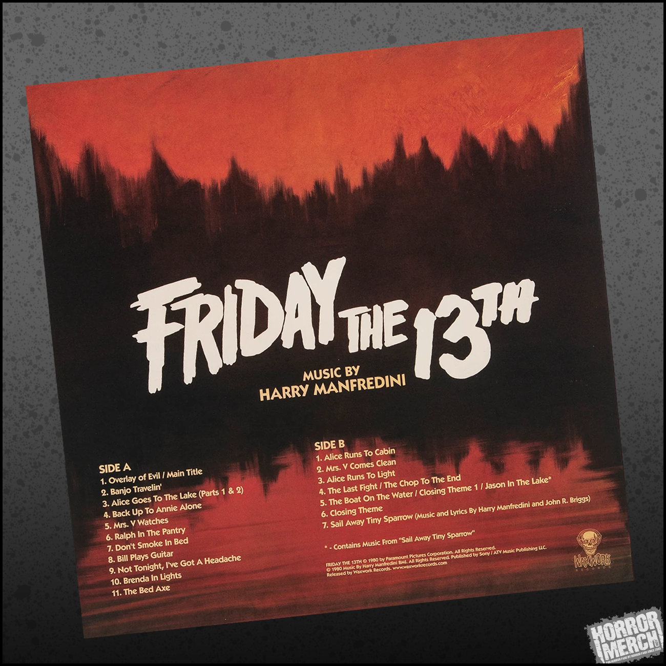Friday The 13th [Soundtrack] - Free Shipping!